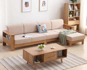 Sofa góc L gỗ sồi Nga BG151